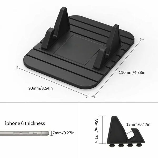 Universal Anti-slip Silicone Car Phone Holder Stand