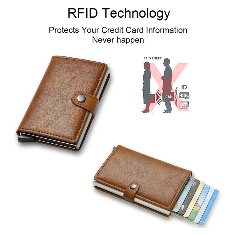 RFID Carbon Fiber Pop-Up Wallet