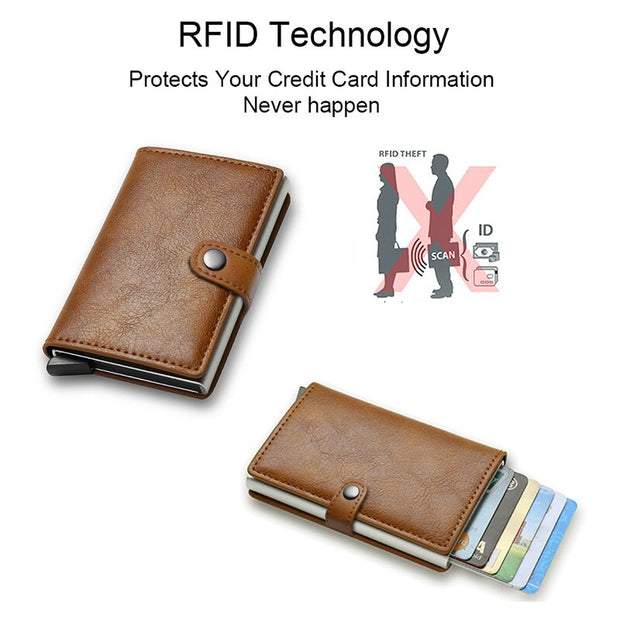 RFID Carbon Fiber Pop-Up Wallet