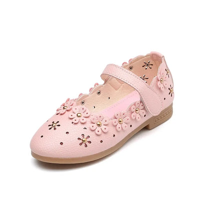 Flower Cut-Out Toddler Girl Flats