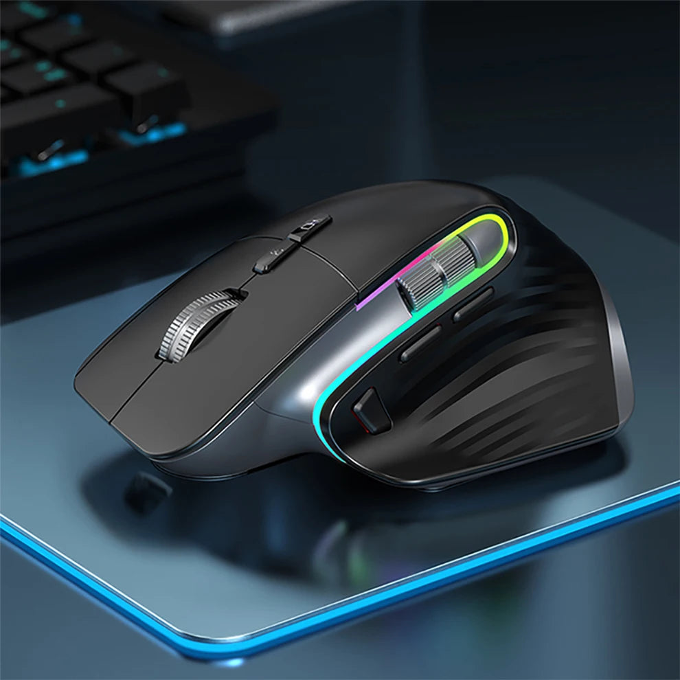 Souris sans fil ergonomique multi-appareils