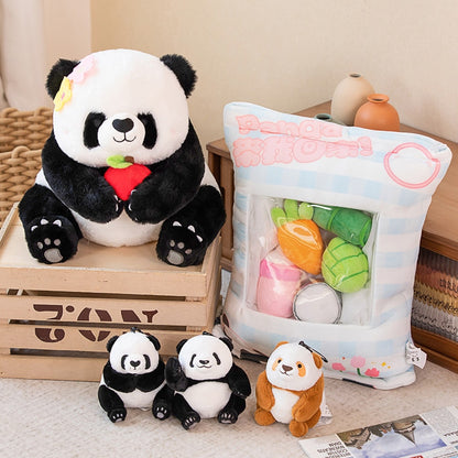 Panda Bamboo Snack Pouch