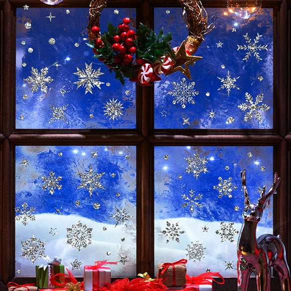 DIY Christmas Window Stickers for Festive Home Decor