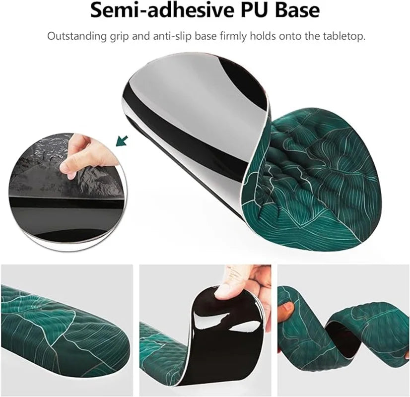 Ergonomic Memory Foam Mouse Pad with Wrist Rest - Pain Relief Support