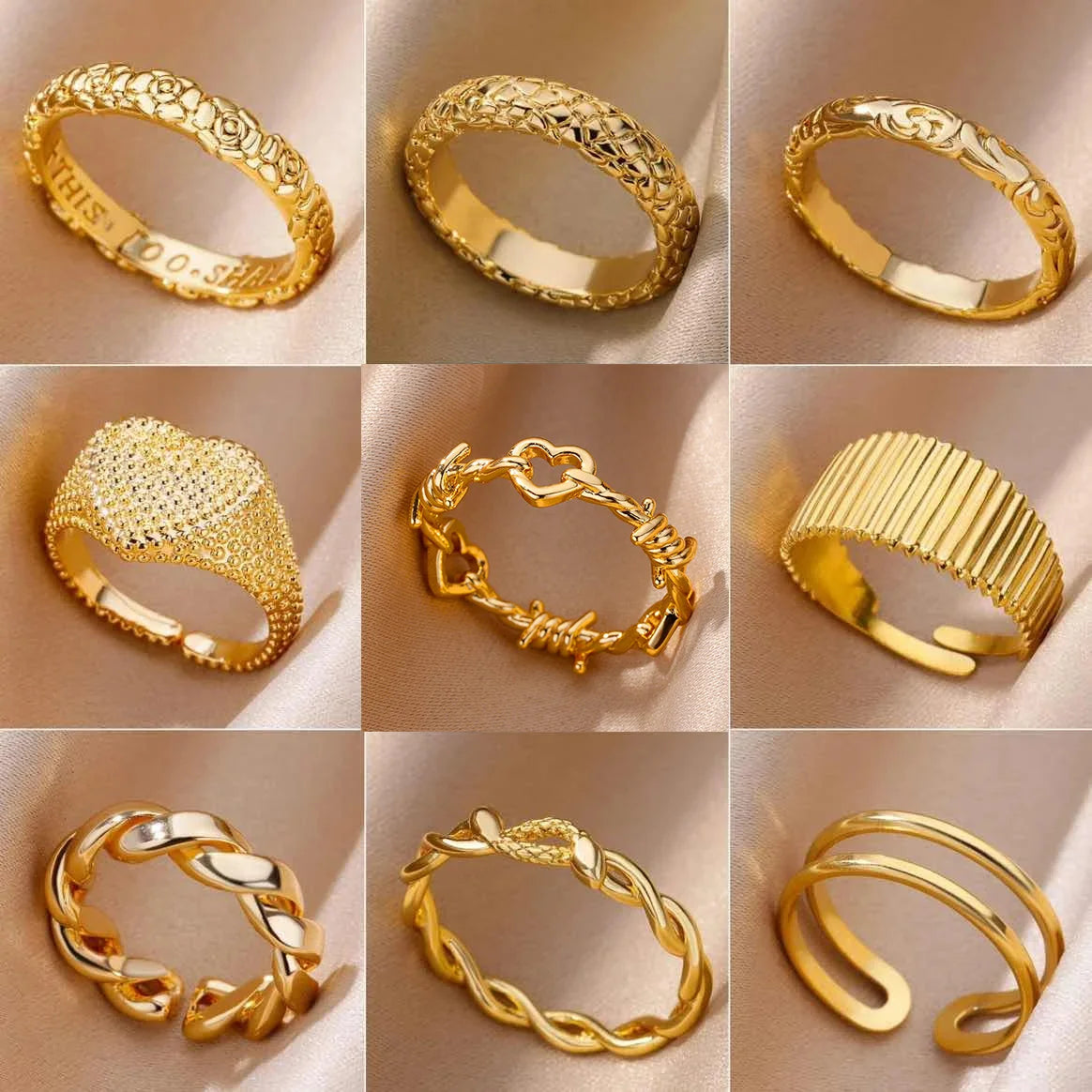 women rings, stainless steel rings, stainless rings, steel rings, ball rings, double rings, stainless steel rings for women, steel rings for women, metal rings, wedding rings, wedding bands, rings steel, gold rings for women