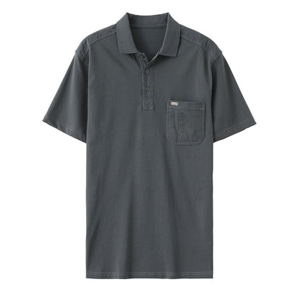 Cotton Big Pocket Men's Polo Shirts