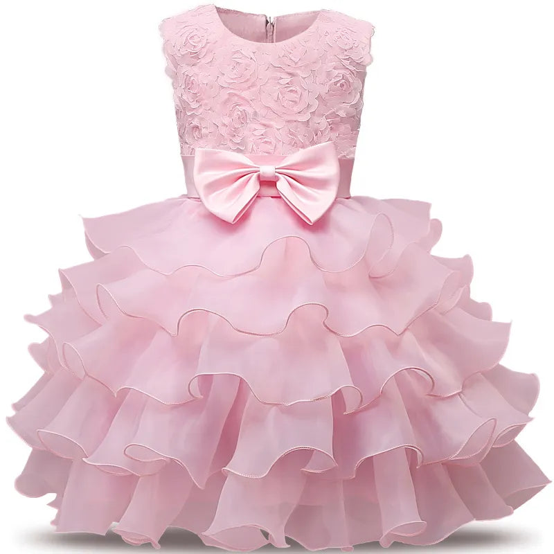 Sleeveless Princes Dress for Baby Girls