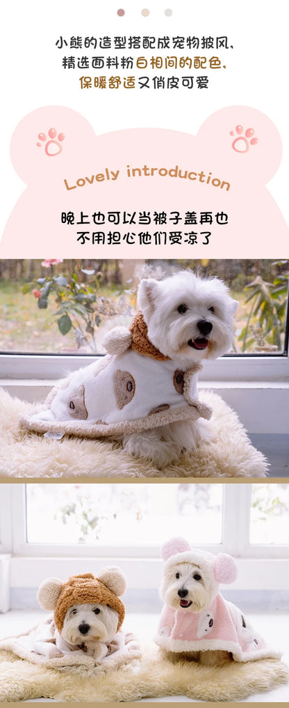 Velvet Dog Coats for Pugs
