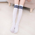 Blue Stripe  White