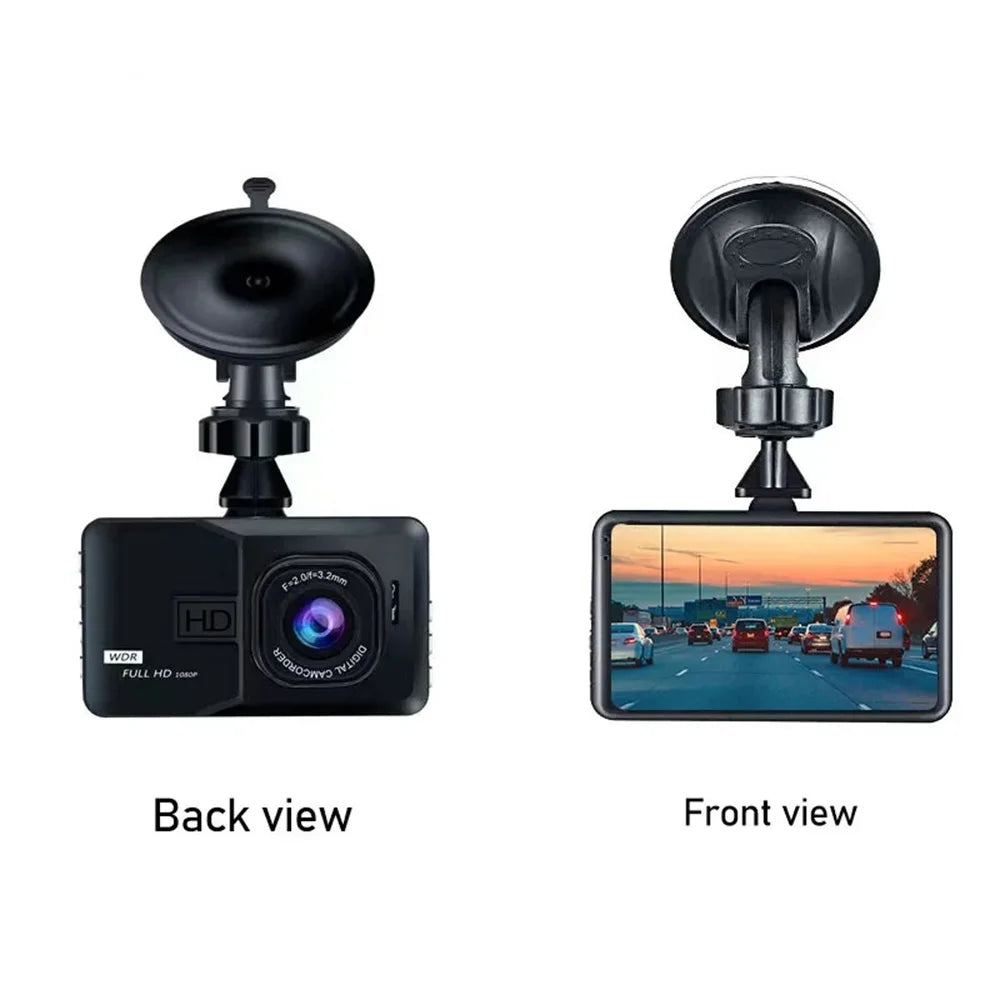 1080P HD Dash Cam with Loop Recording - Night Vision - 24H Parking Monitor