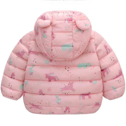 Doudounes à capuche d'automne Manteaux pour bébés filles et garçons