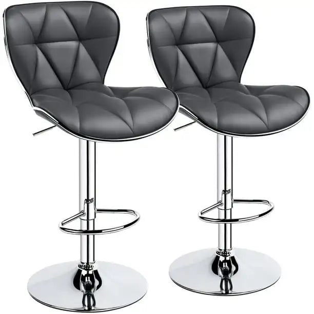 2pcs Leather Bar Stool