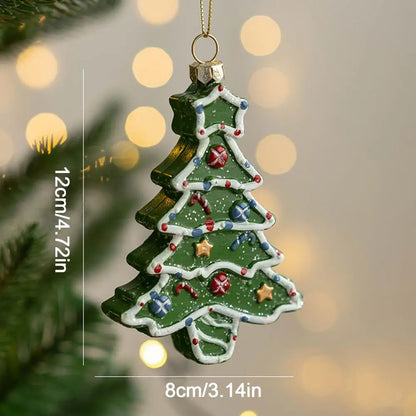 Guirlande pendentif décor d'arbre de noël festif, sac cadeau et sac cadeau