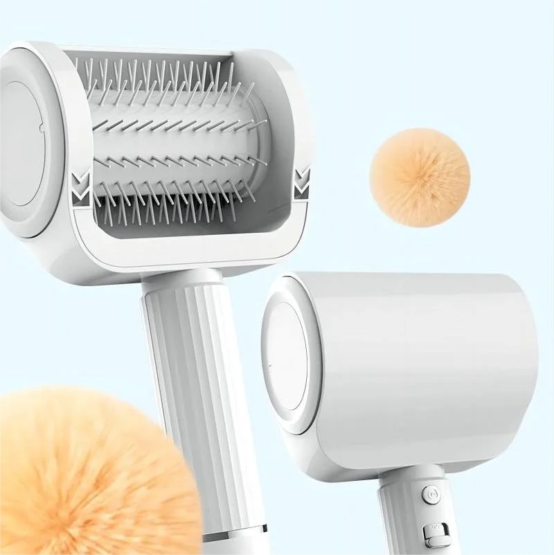 2-Gear Electric Pet Grooming Brush