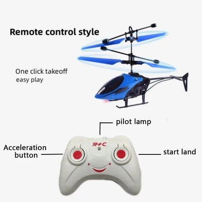 Rechargeable Mini RC Drone - Durable Fall-Resistant Remote Helicopter