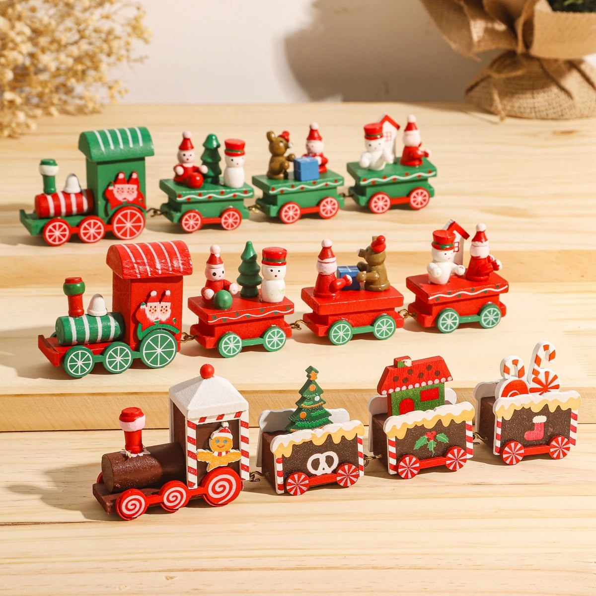 Festive Christmas Train Decor Home Ornaments & Xmas  Gifts