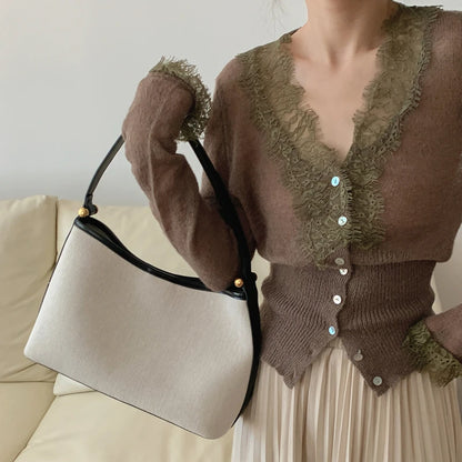 Women's Single Breasted Embroidered Cardigan Sweater