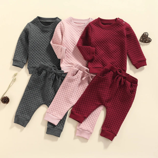 Toddler Autumn Winter Clothes for Boys Girls 0-24M