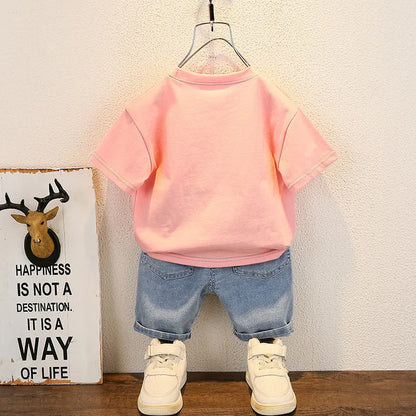 New Summer Baby Boy Kids Clothes Set