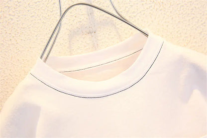 Ensemble 2 pièces pour tout-petits, manches courtes et col rond