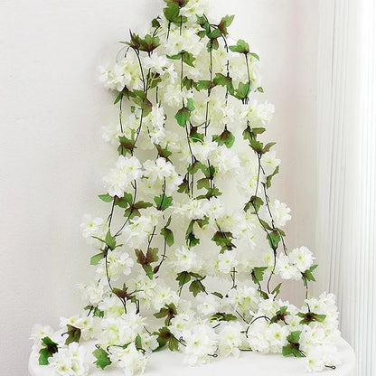 Silk Cherry Blossom Sakura Garland Home & Party Decoration