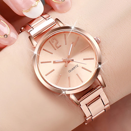 Coffret de montres tendance décontractées pour femme – Montre à quartz à petit cadran