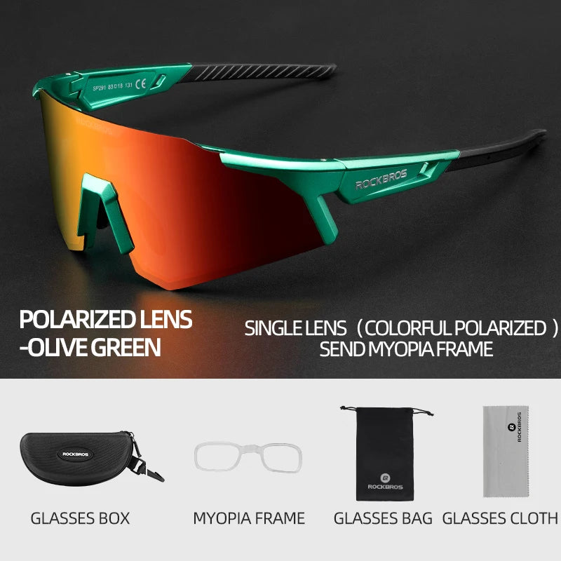 Polarized Photochromic Bike Glasses