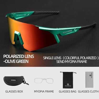 Polarized Photochromic Bike Glasses