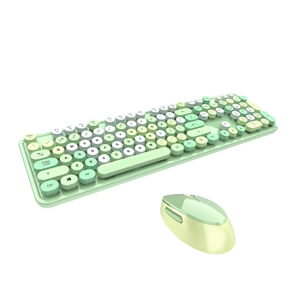 Combo clavier et souris sans fil couleur bonbon