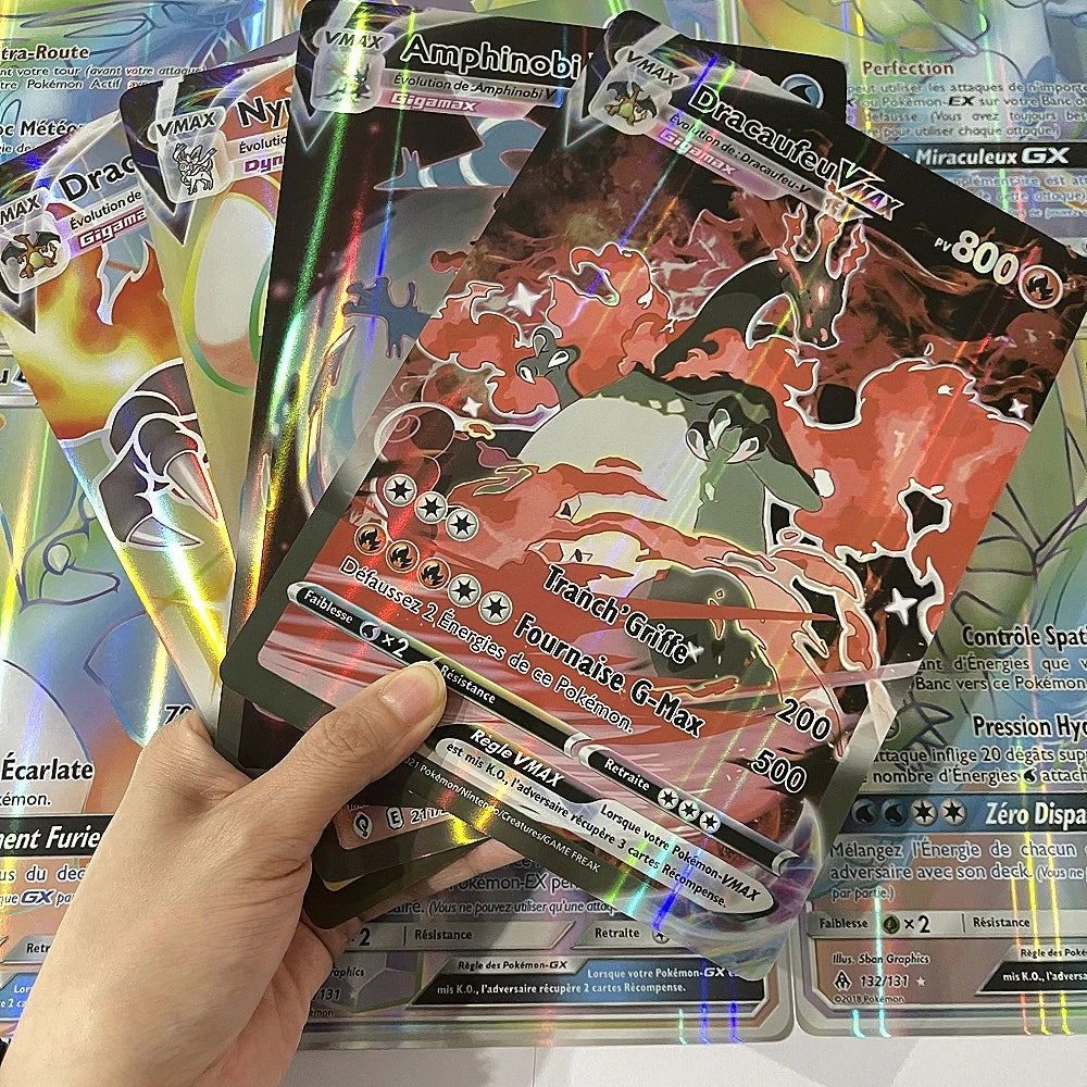 Cartes Pokémon surdimensionnées - Ensemble de 30 cartes Jumbo VMAX VSTAR Shiny Rare