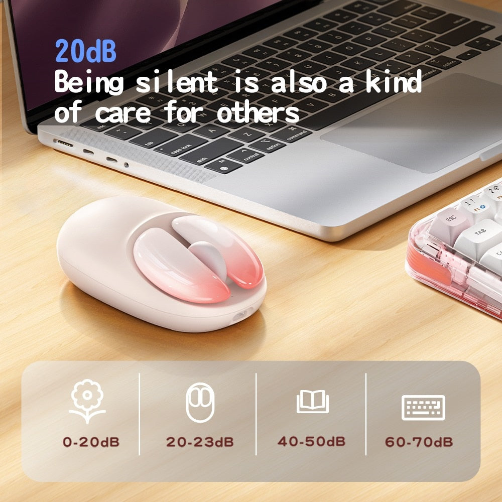 Cute Nail Mouse: Rechargeable 4000DPI