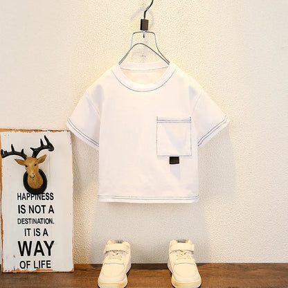 New Summer Baby Boy Kids Clothes Set