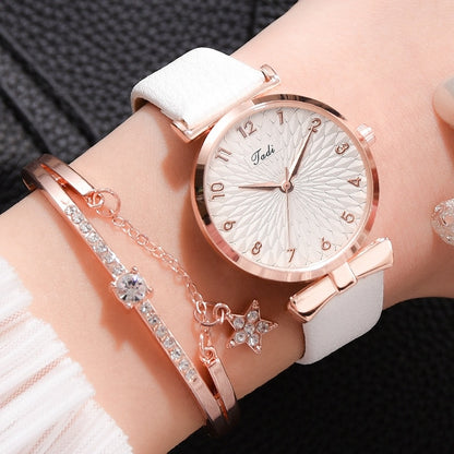 Luxury Women's Bracelet Watch Set