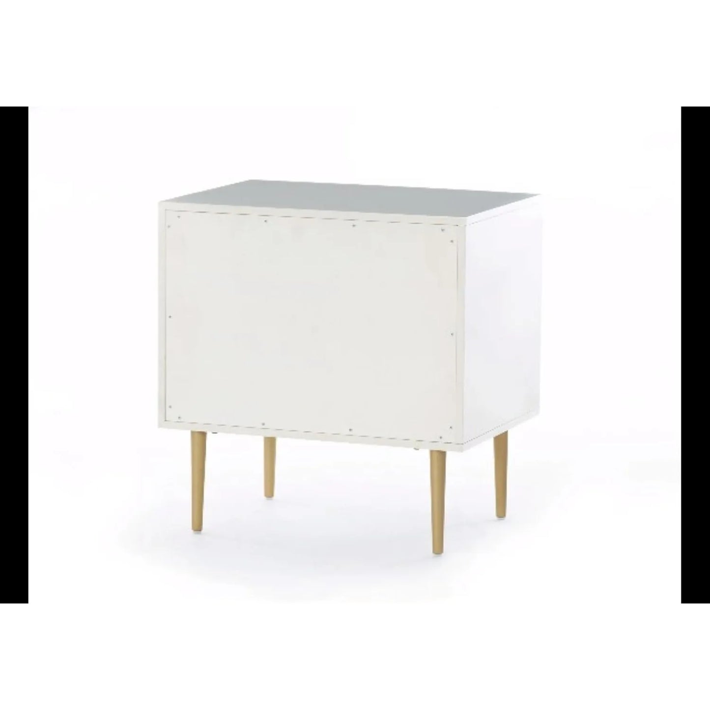 2-Drawer Nightstand-White