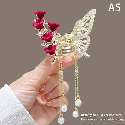 Chinese Style Tassel Hair Clip Set
