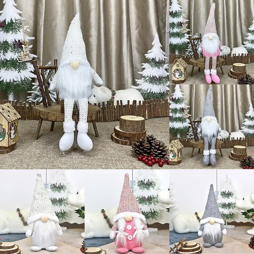Poupée Gnome de noël sans visage, ornement de décoration festive pour la maison