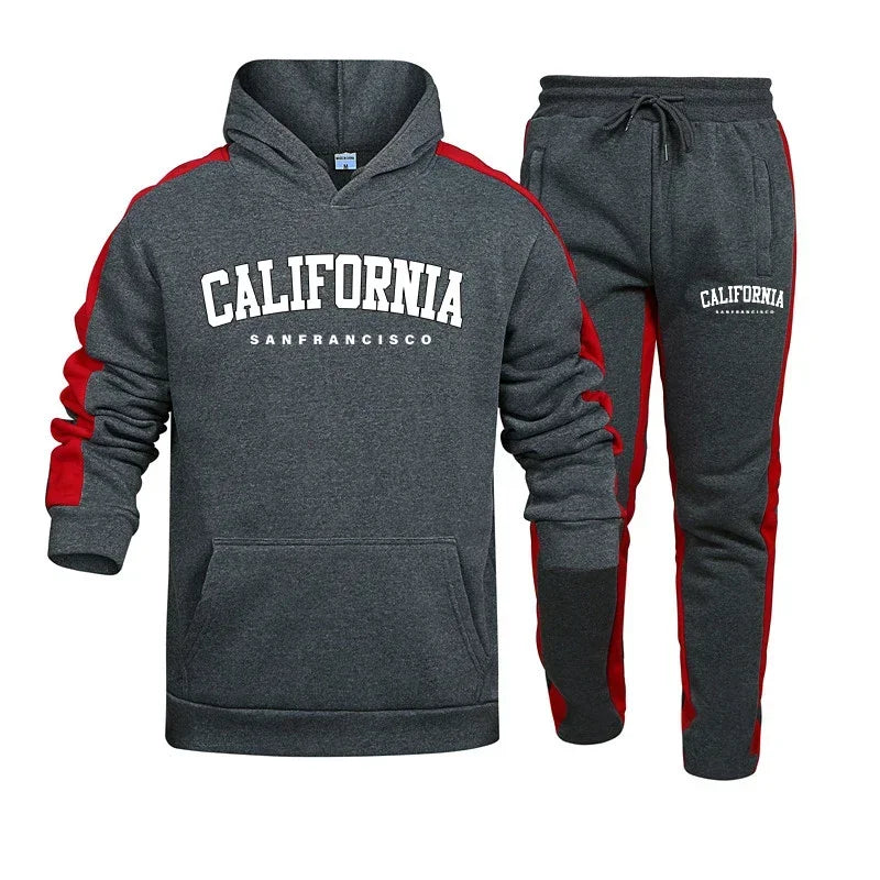 Dünnes Outdoor-Fleece-Kapuzenpullover für Herren