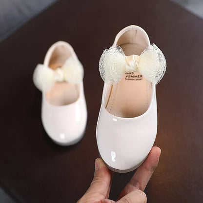 Kids Leather Wedding Shoes