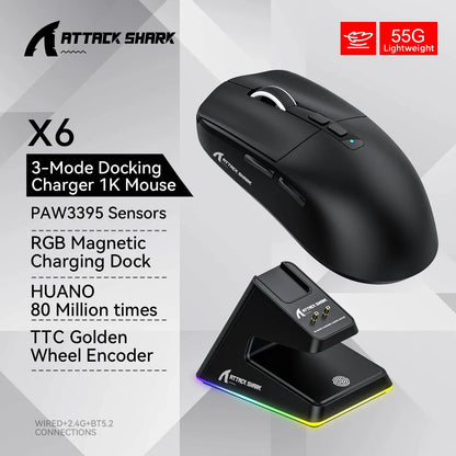 X6 Lightweight Wireless Gaming Mouse