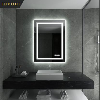 Miroir LED en cristal