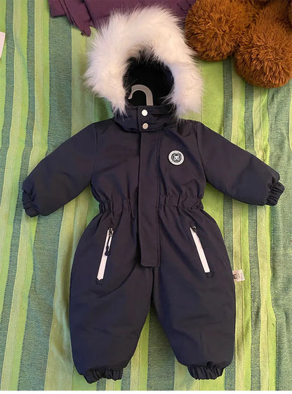 Cozy -30 Degree Winter Ski Suit for Kids