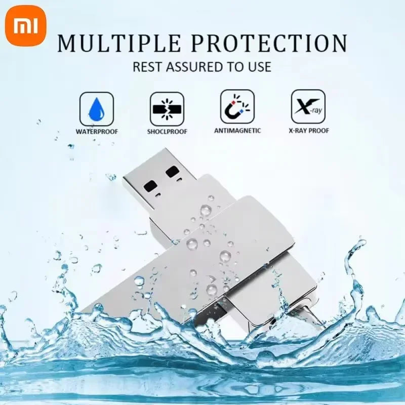 Xiaomi 16 TB USB 3.2-Flash-Laufwerk - wasserdichter Hochgeschwindigkeits-Speicherstick aus Metall