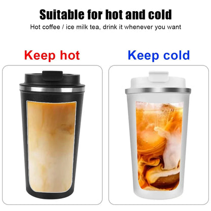 Tasse à café thermos en acier inoxydable 380/510 ml avec affichage de la température