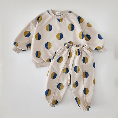 Balloon Print Kids Sports Suit