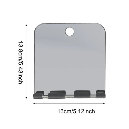 Miroir de douche sans buée – Incassable et portable.