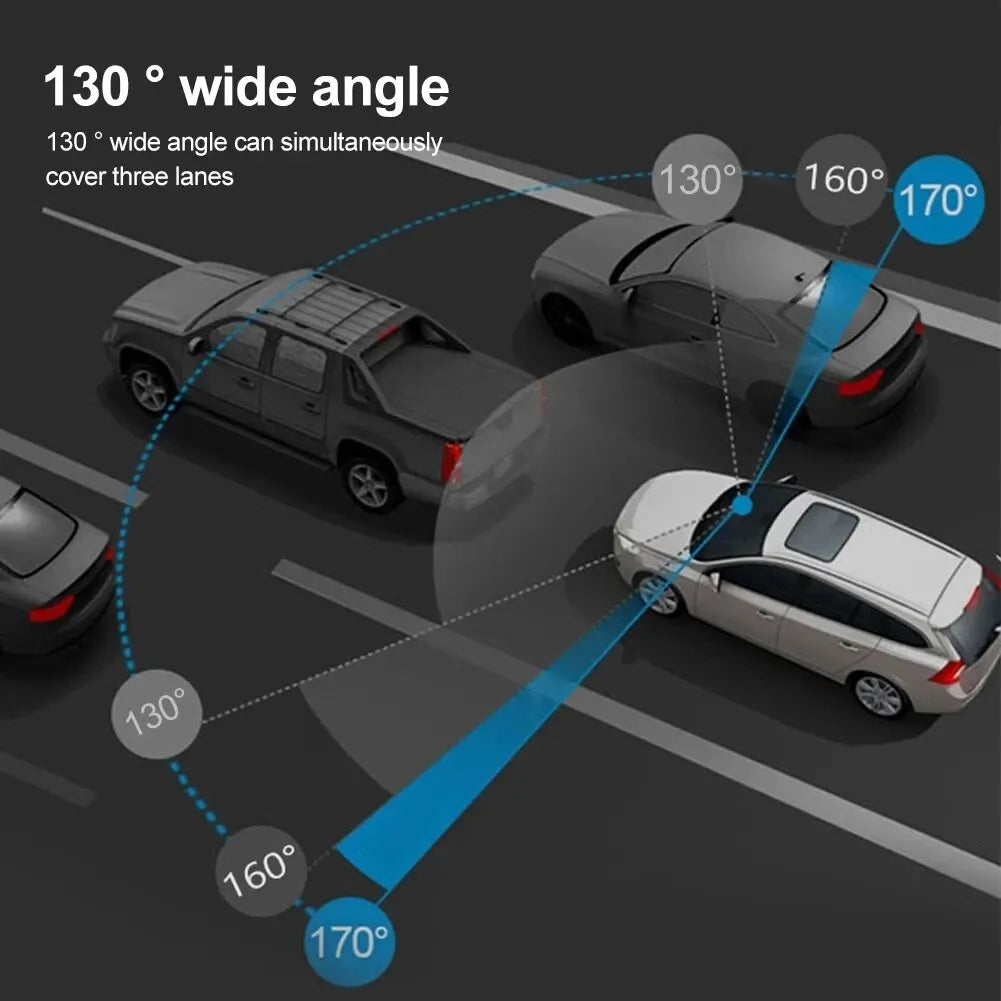 2K 1440P WiFi Dash Cam with Night Vision & 24h Parking Mode