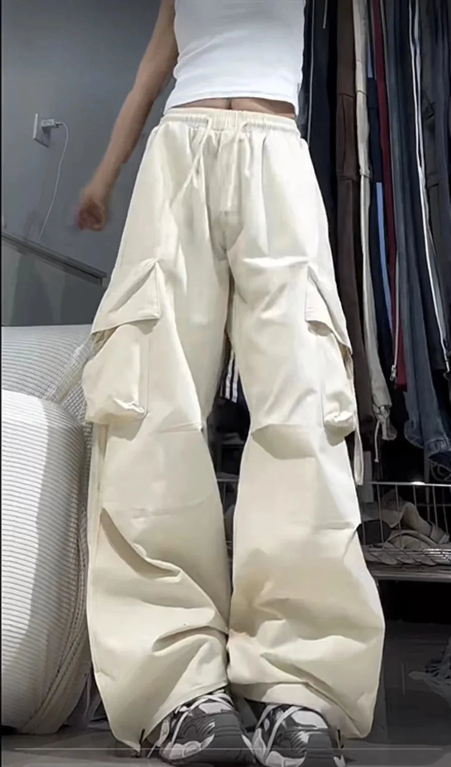 High Waist Cargo Pants