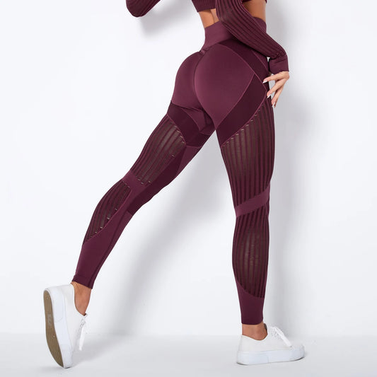 Sexy Leggings-Set mit hoher Taille