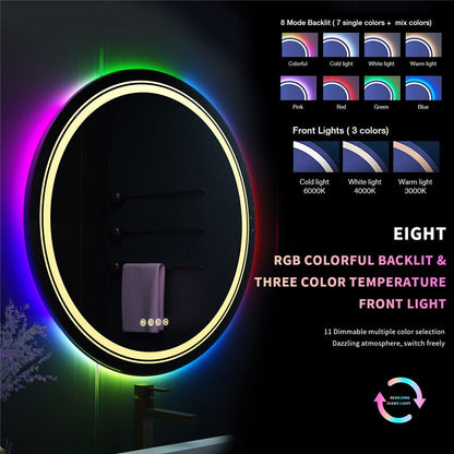 RGB Backlit Bathroom Mirror