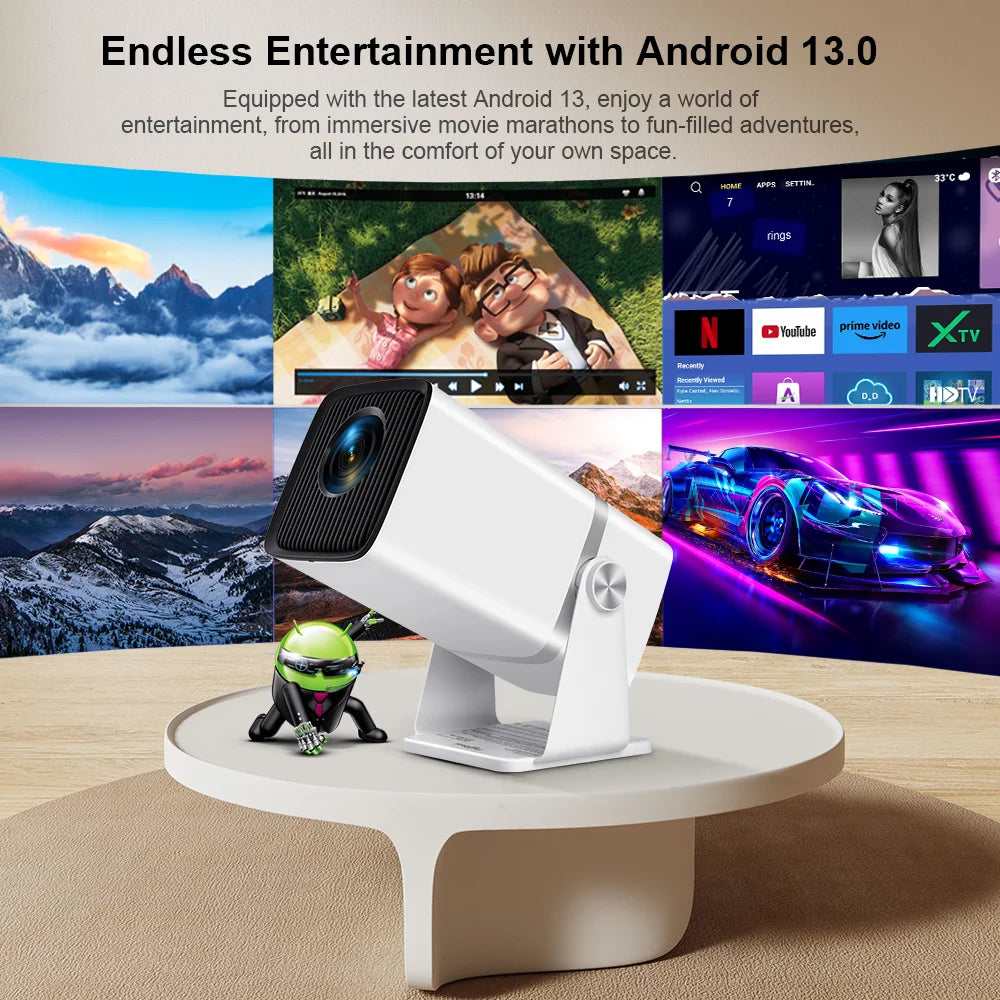 Projecteur 4K Full HD TD80W Android WiFi 3D